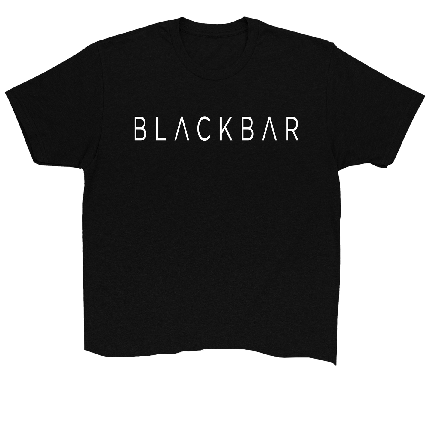 White Block Logo Cropped Tee