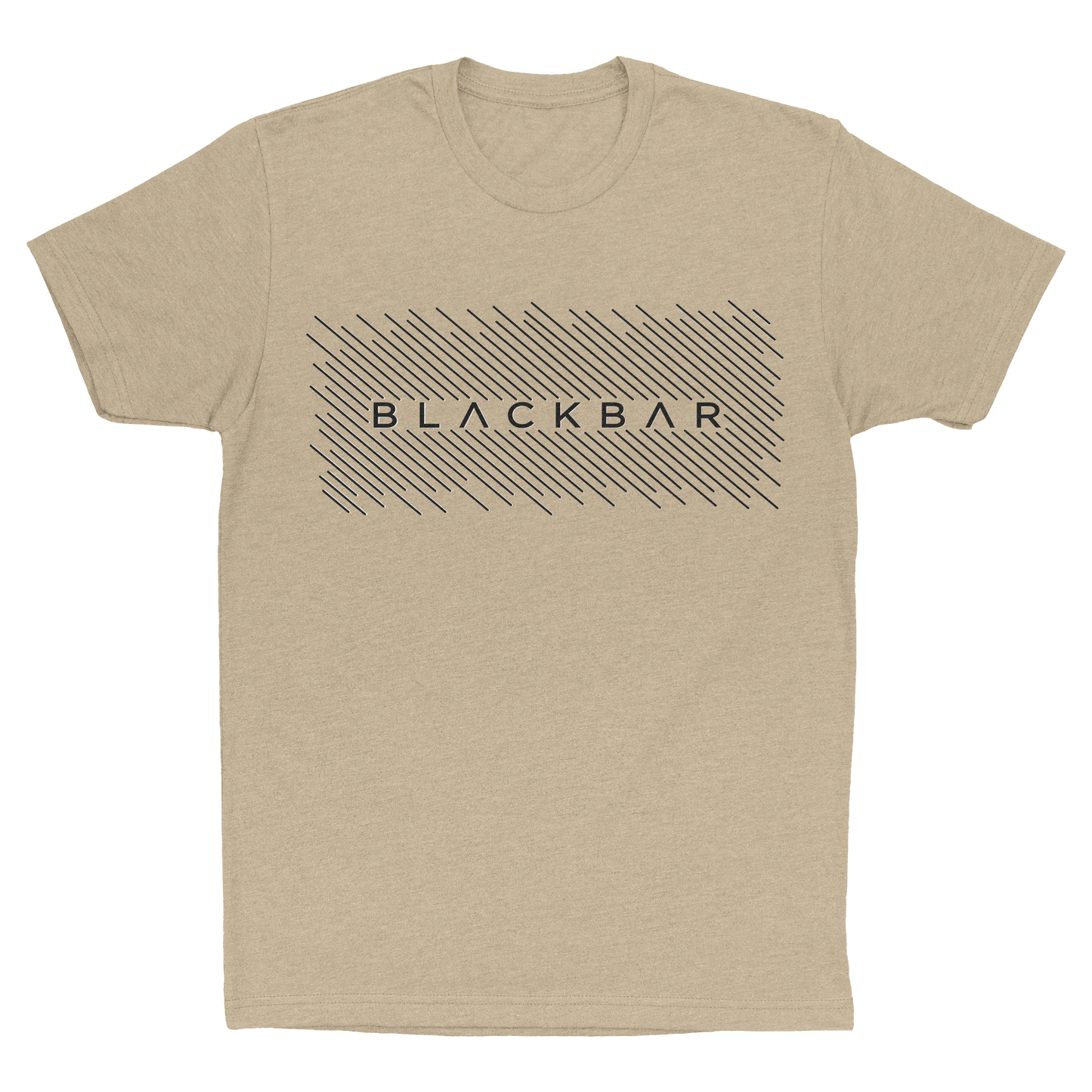 Black Diagonal Logo Tee