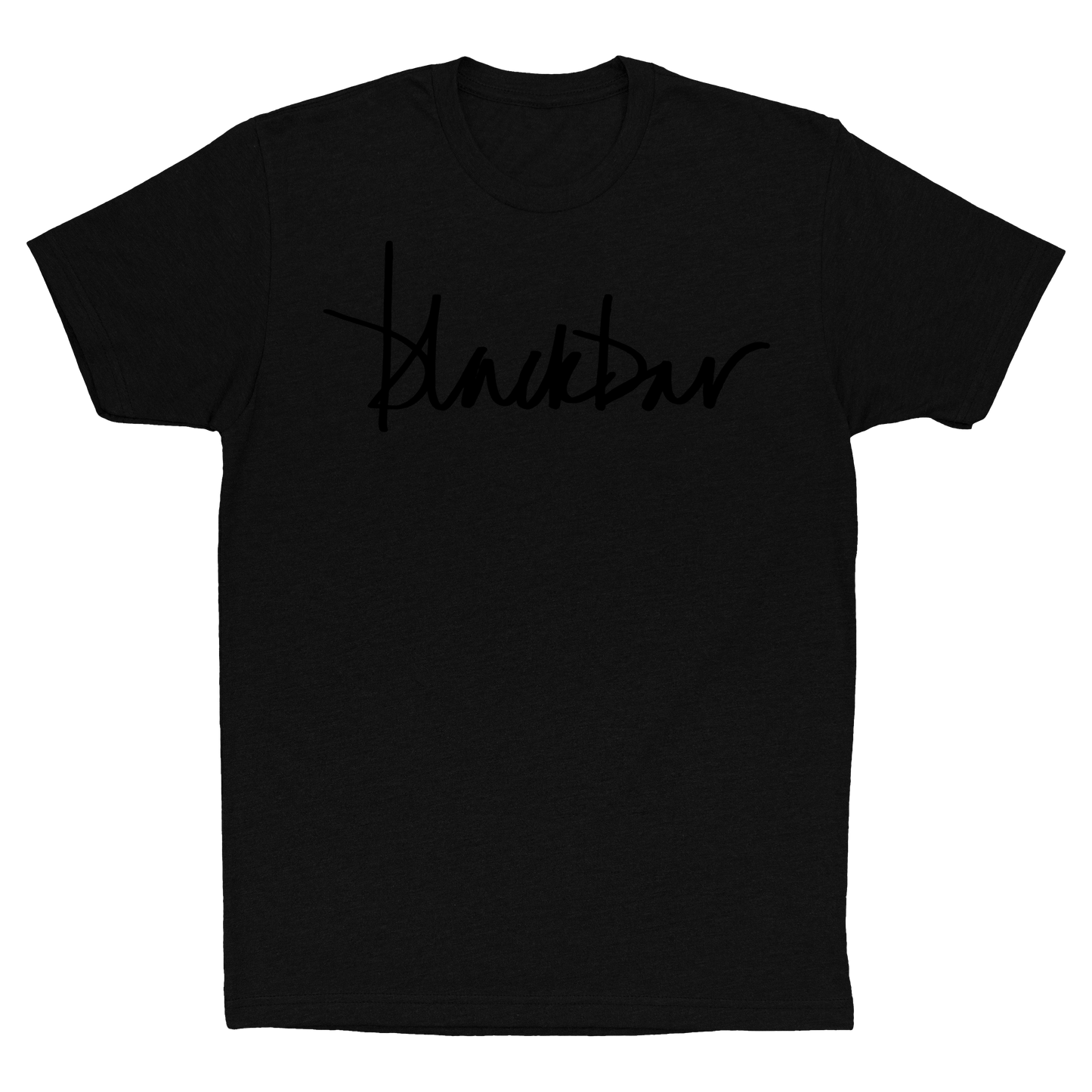 Black Script Logo Tee