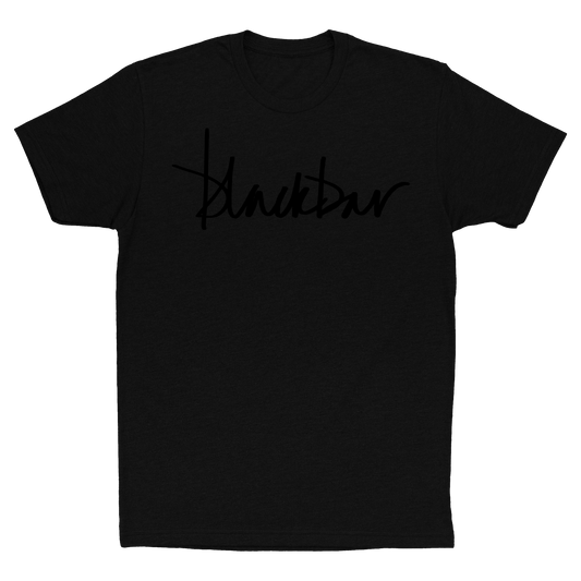 Black Script Logo Tee