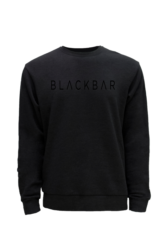 Black Block Logo Pullover Sweatshirt