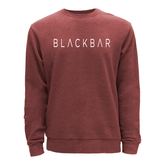 White Block Logo Pullover Sweatshirt