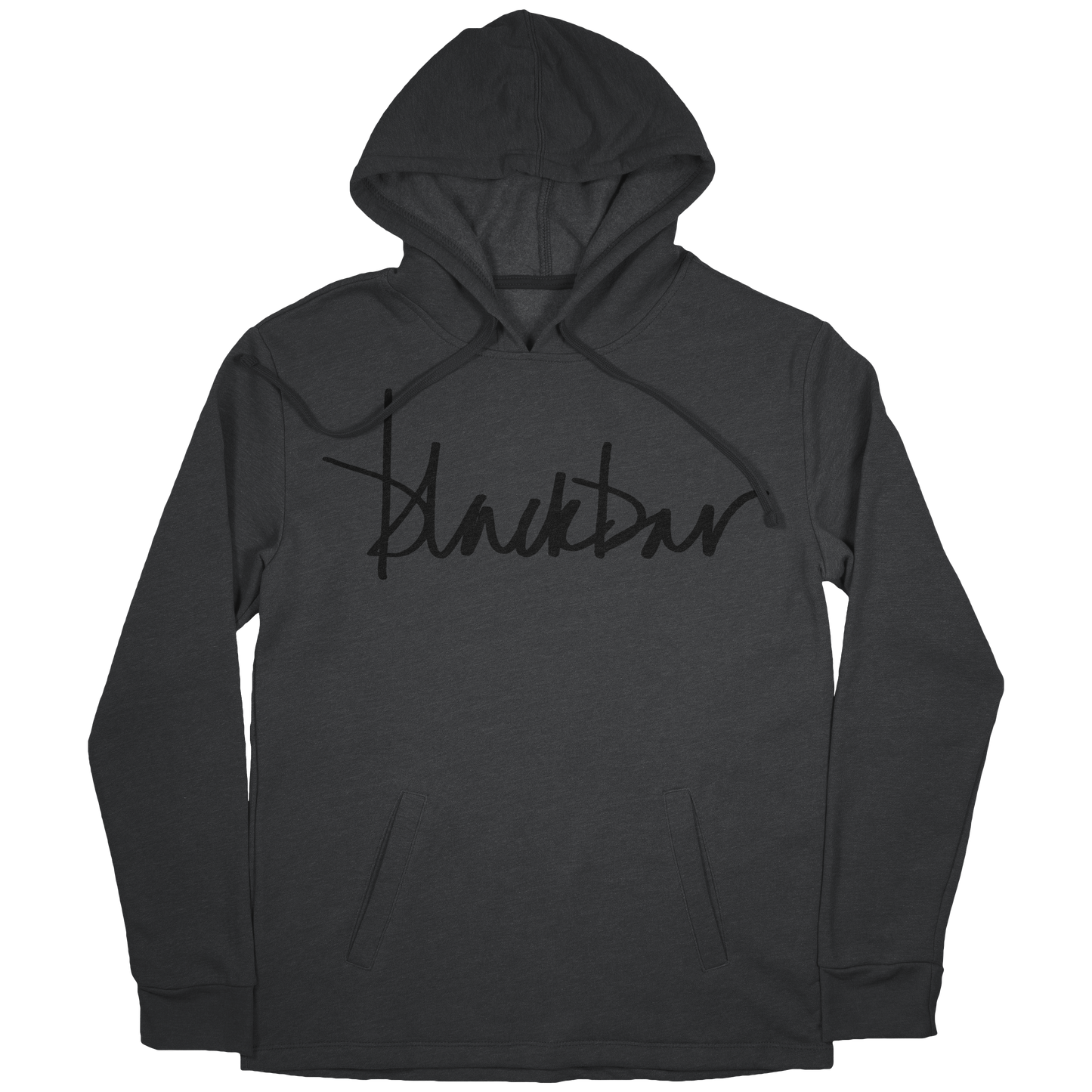 Black Script Logo Hooded Sweatshirt