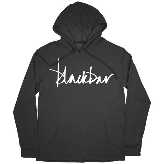 White Script Logo Hooded Sweatshirt