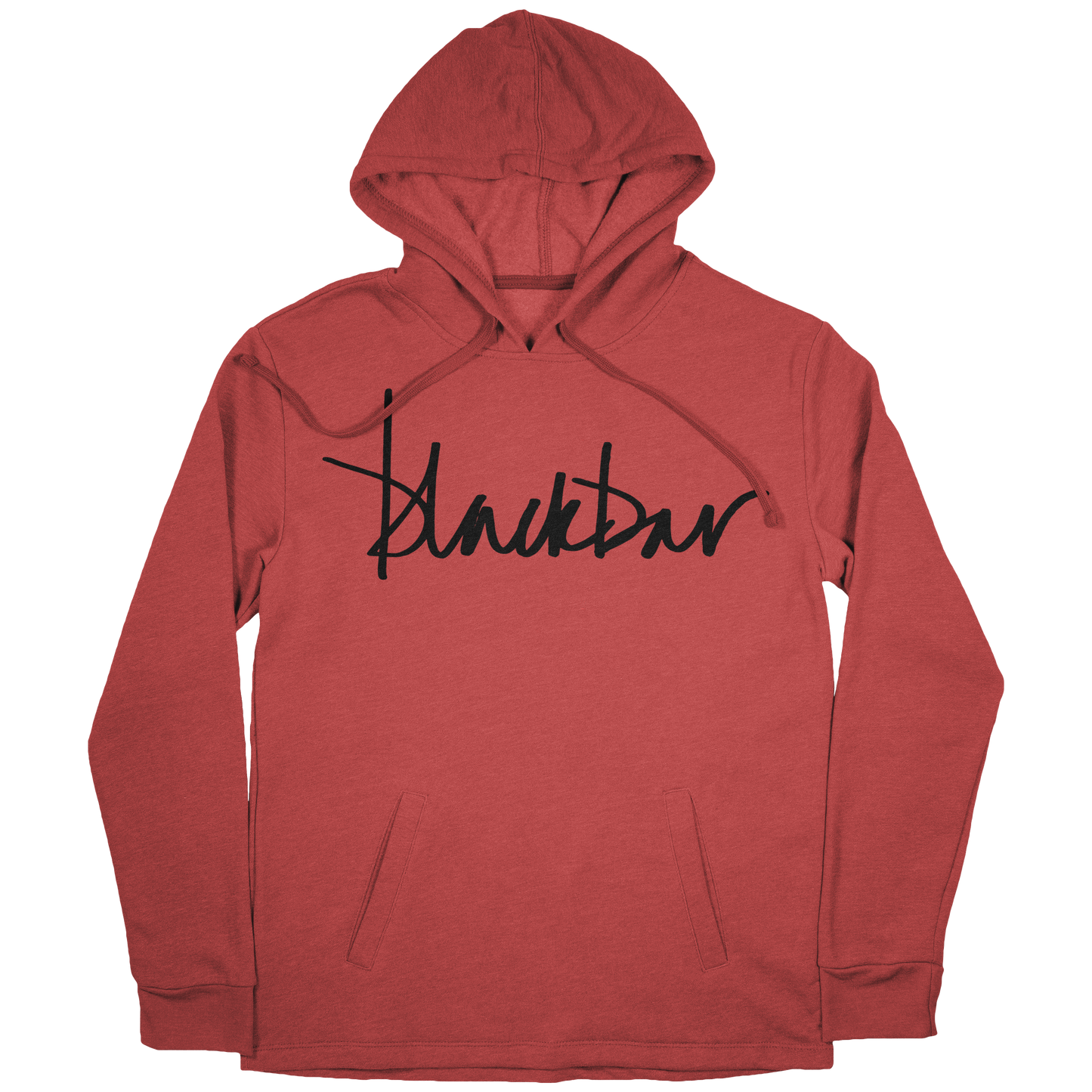 Black Script Logo Hooded Sweatshirt