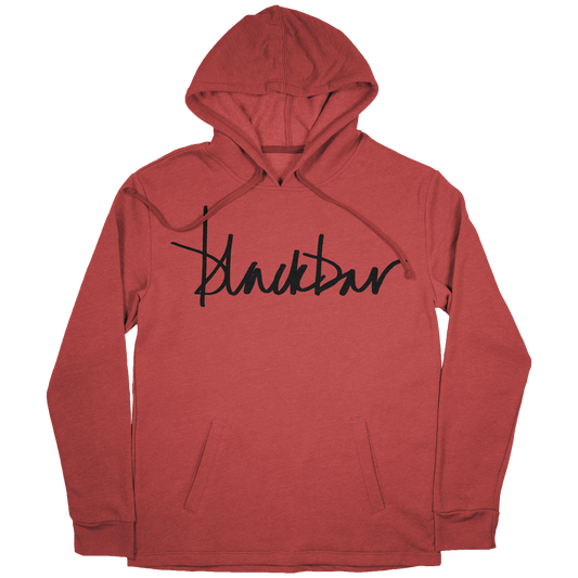 Black Script Logo Hooded Sweatshirt