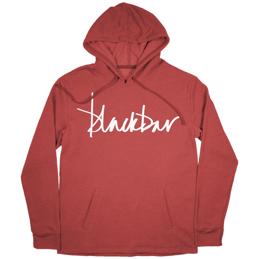 White Script Logo Hooded Sweatshirt