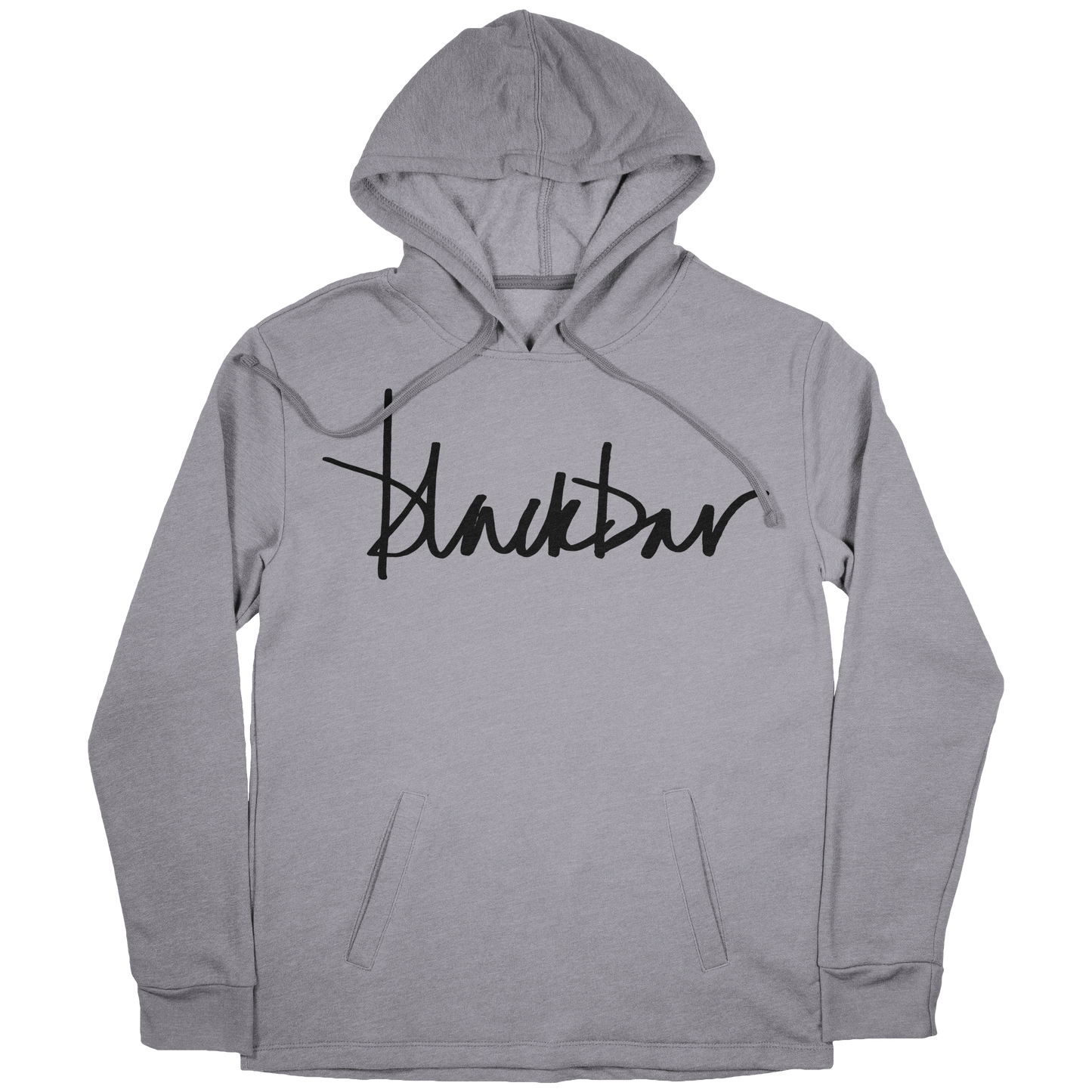 Black Script Logo Hooded Sweatshirt