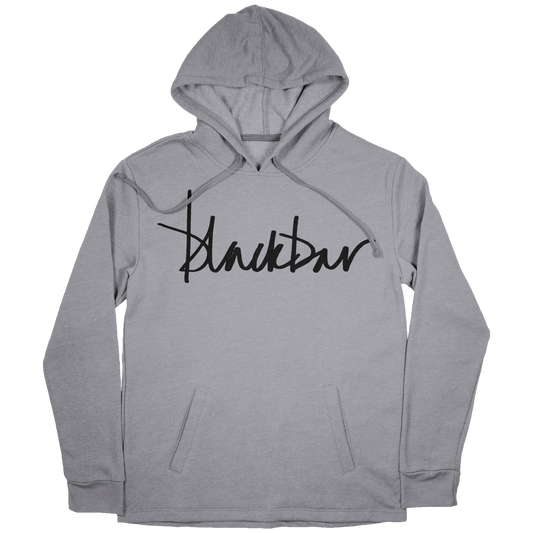 Black Script Logo Hooded Sweatshirt