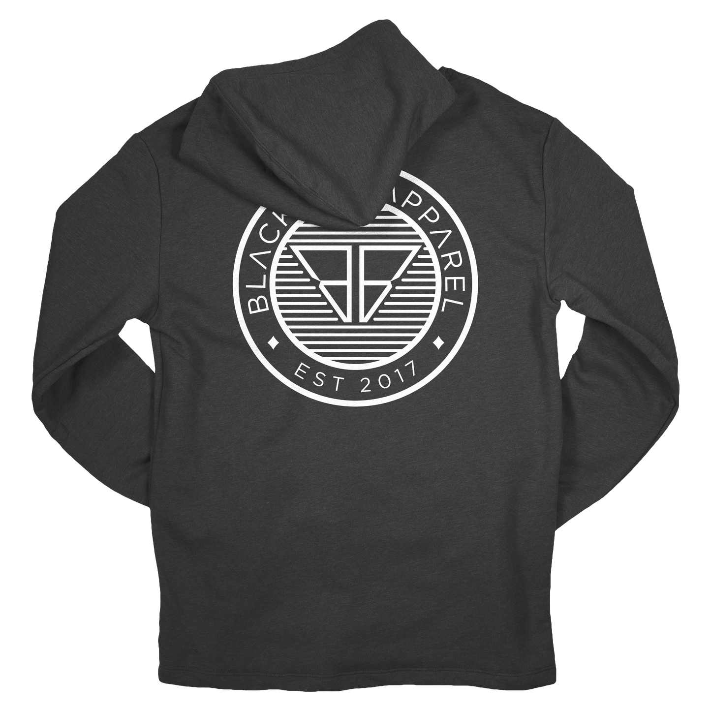 White Stamp Logo Hooded Sweatshirt