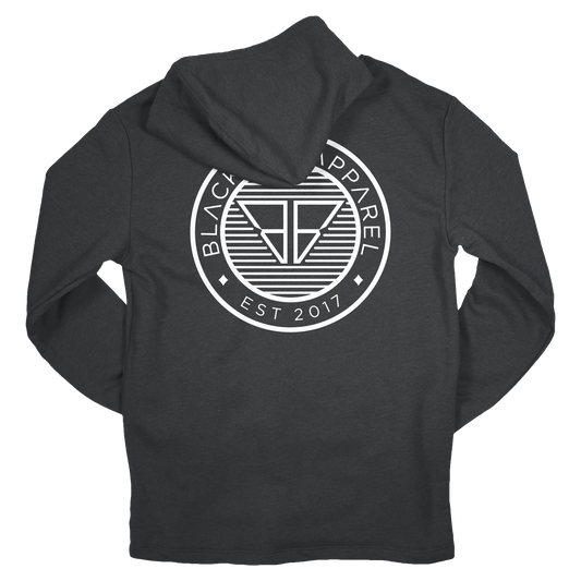 White Stamp Logo Hooded Sweatshirt