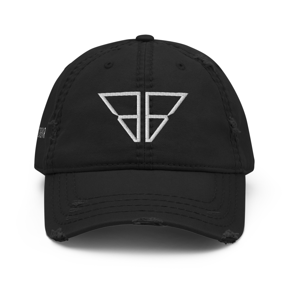 Logo & Side Block Logo Distressed Dad Hat