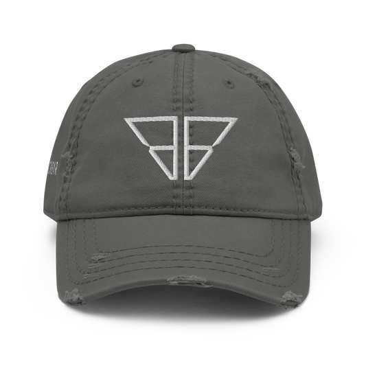 Logo & Side Block Logo Distressed Dad Hat